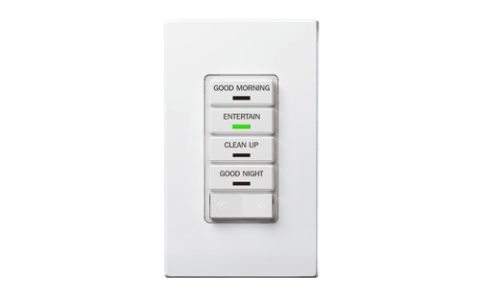 Instantly switch up the mood with a Leviton scene control wall switch