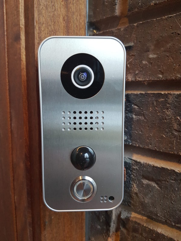The Doorbird D101 lets you answer the door from anywhere and